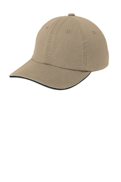 Cap with Striped Closure (Logo Included)