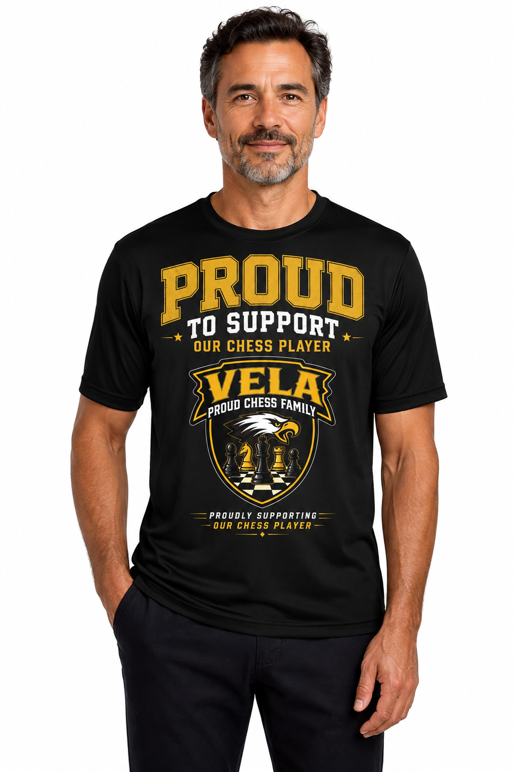 Vela Chess Team Spirit T-Shirt – Family & Supporters