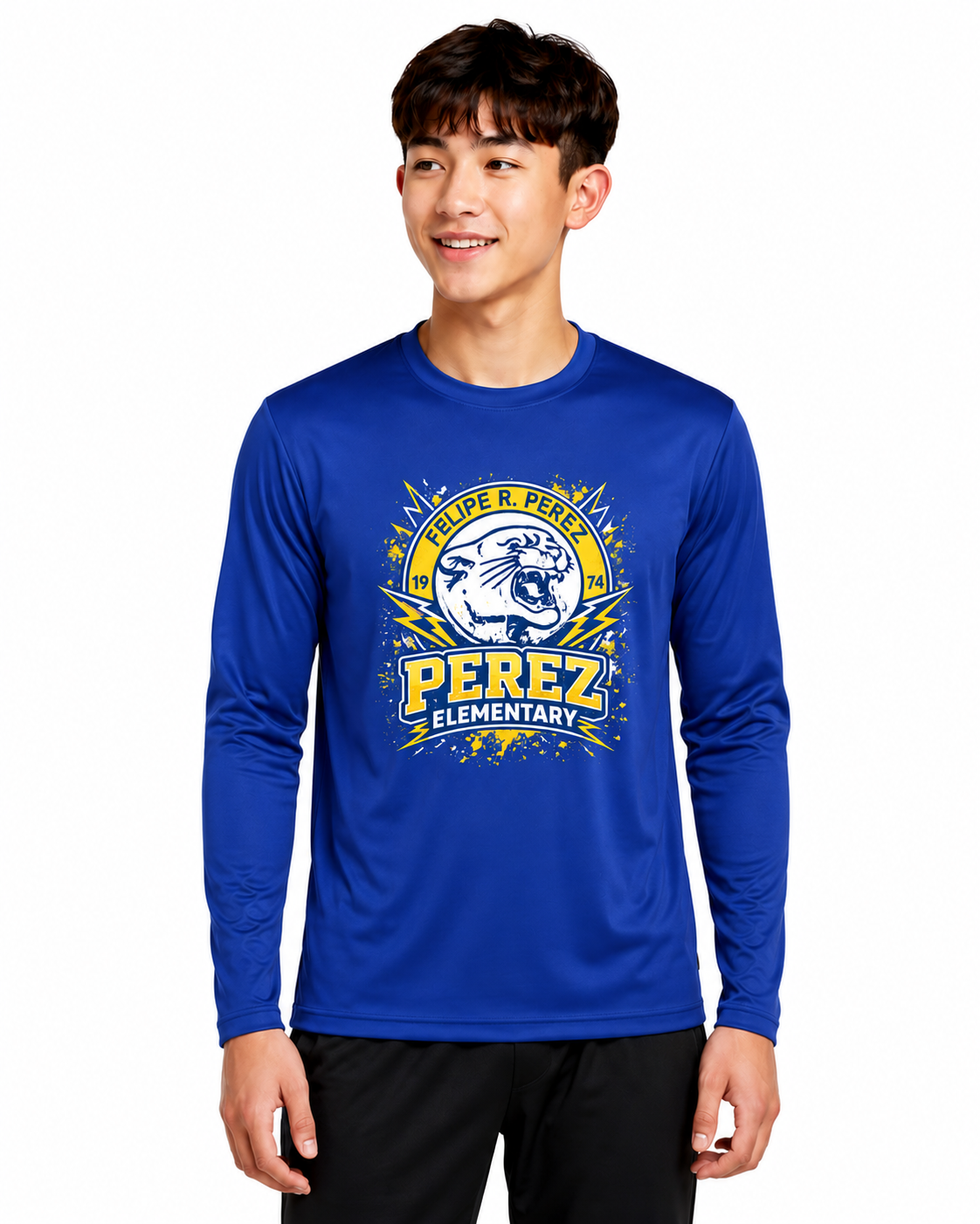 Felipe R. Perez Performance T-Shirts DTF Logo