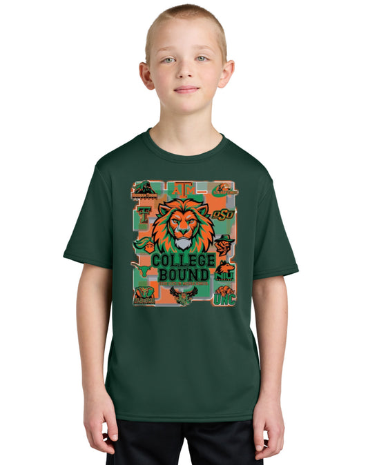 Lucio College Performance Dry Zone T-Shirt with DTF Logo