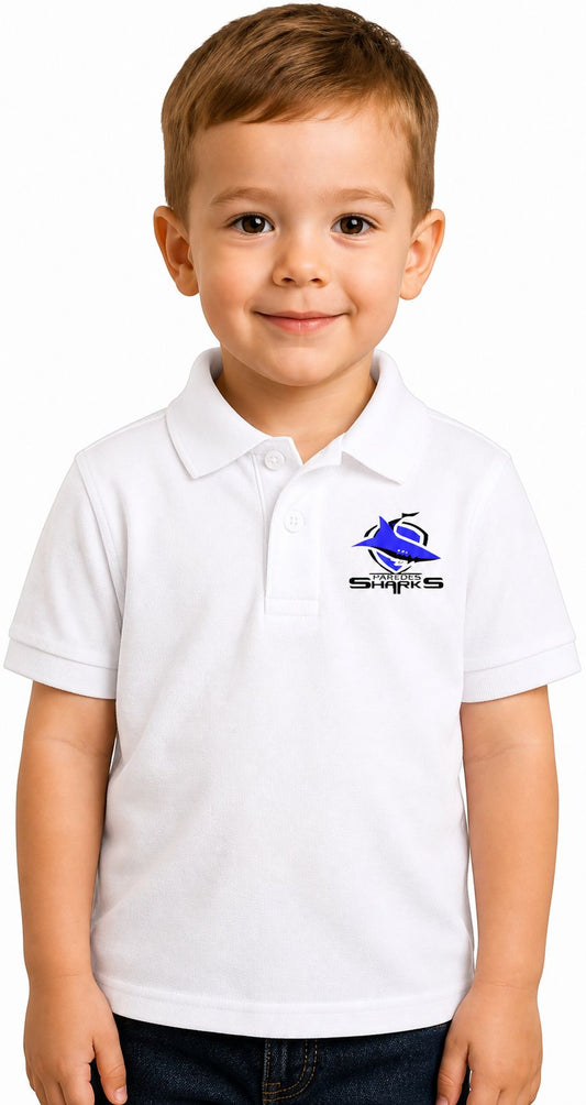 Paredes Toddler Polo Embroidery Logo Paredes Sharks