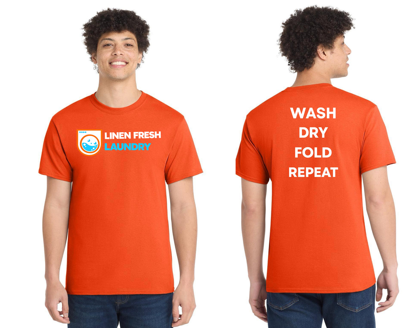 Cotton Tee DTF Logo LINEN FRESH