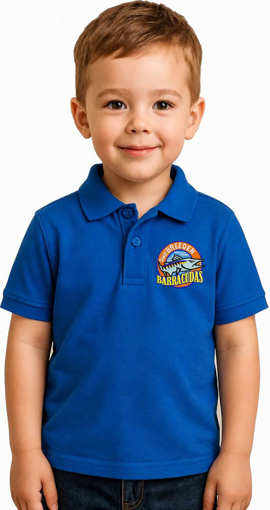 Breeden Toddler Polo Embroidery Logo Breeden Barracudas