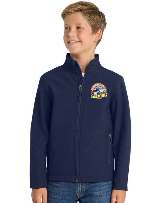 Breeden Soft-Shell Jacket Embroidery Logo Breeden Barracudas