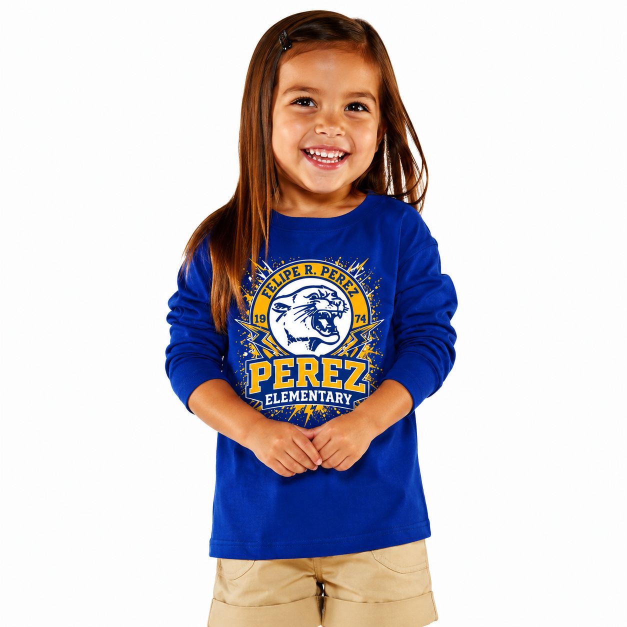 Felipe R. Perez Toddler Xtreme-Tek Long Sleeve Shirt DTF Logo