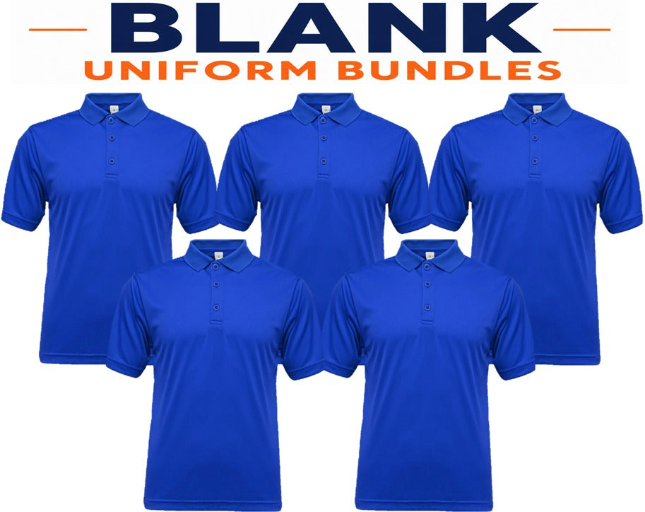 BLANK UNIFORM BUNDLE POLOS