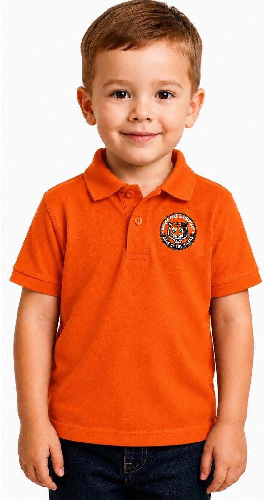 Garden Park Toddler Polo Embroidery Logo
