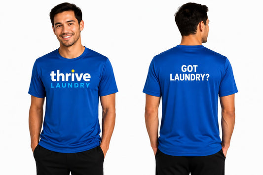 Performance T-Shirt Dry Zone DTF Logo Thrive Laundry