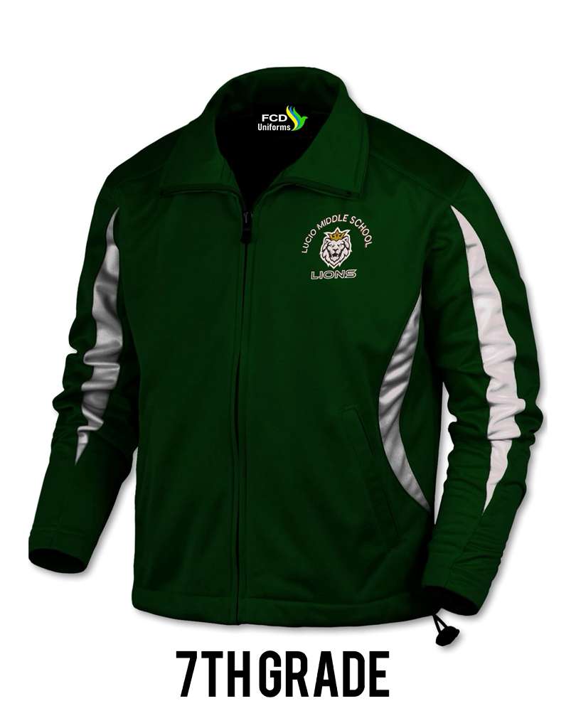 Lucio 7th Grade Crescent Tricot Jacket Embroidered Logo