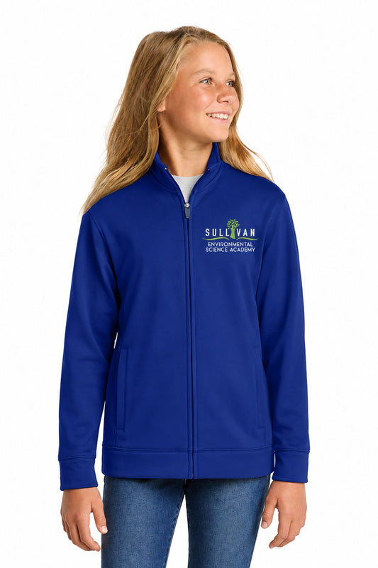 Sullivan Tricot Track Jacket  Embroidery Logo