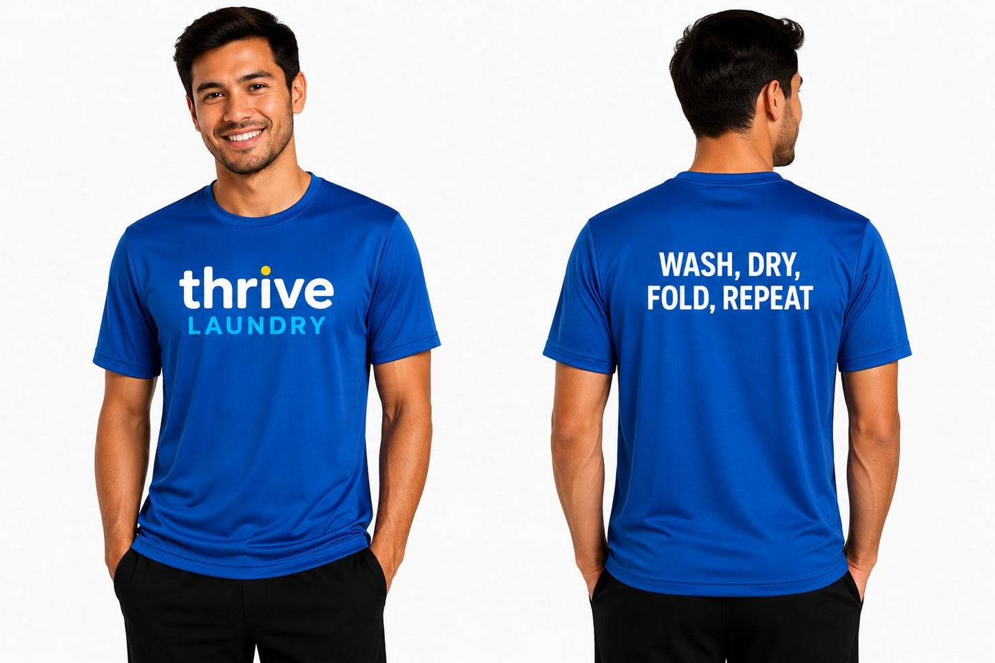Performance T-Shirt Dry Zone DTF Logo Thrive Laundry