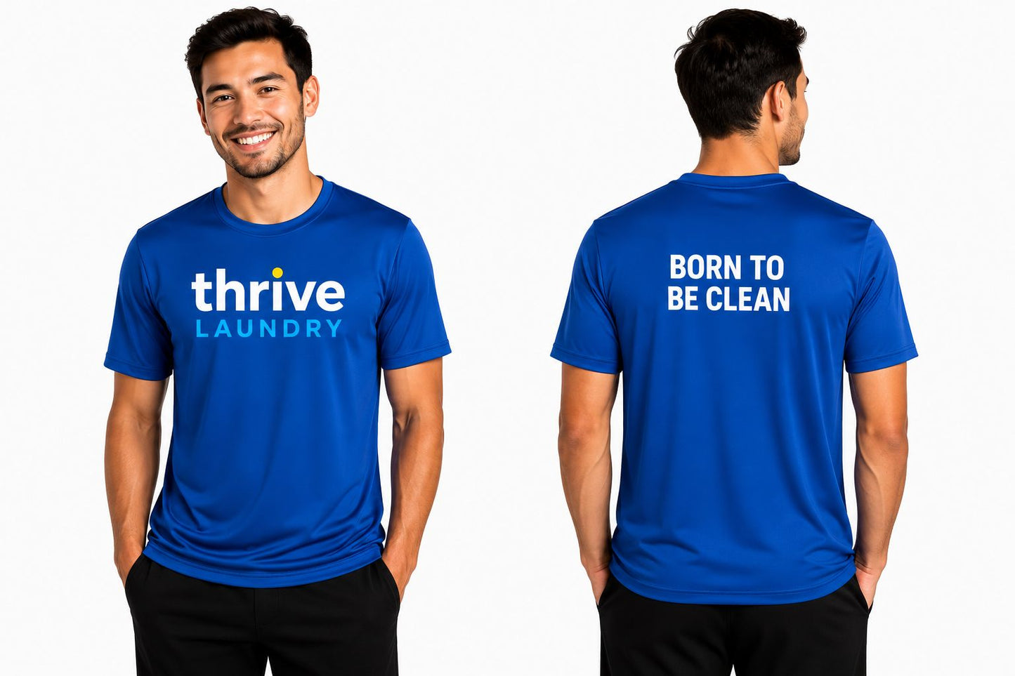 Performance T-Shirt Dry Zone DTF Logo Thrive Laundry