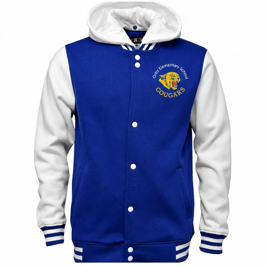 Ortiz Letterman Varsity Jacket Embroidery Logo