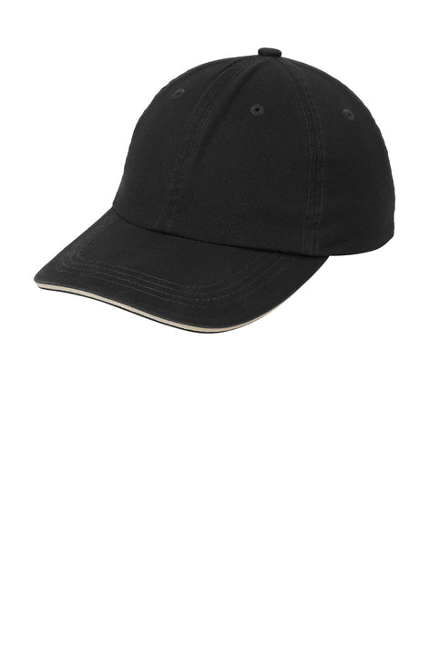 Cap with Striped Closure (Logo Included)