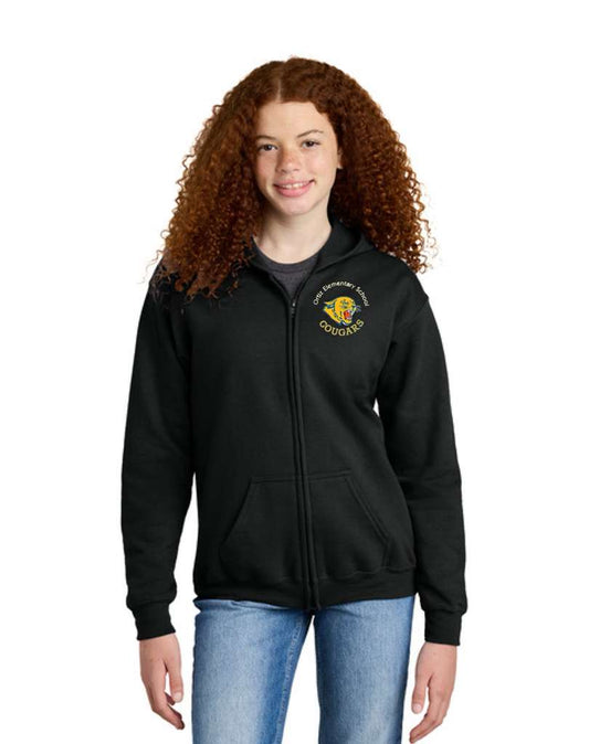 Ortiz Full-Zip Hooded Sweatshirt Embroidery Logo