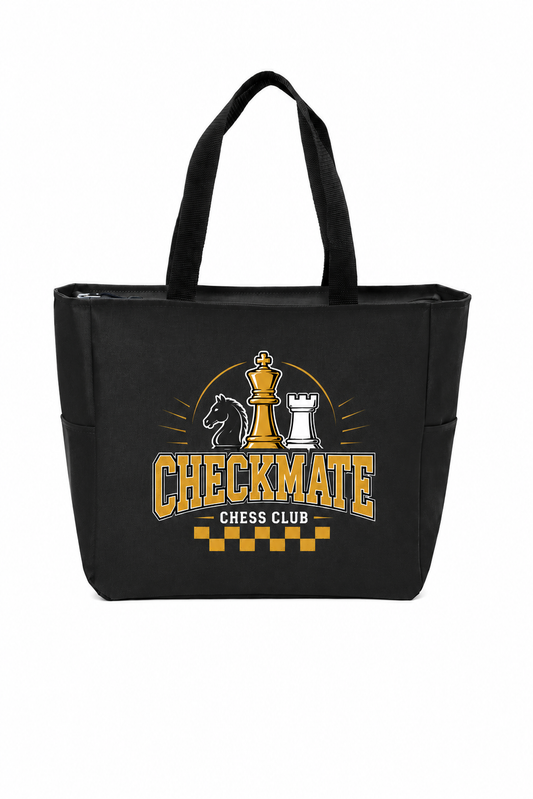 Vela Chess Team CHECKMATE Essential Zip Tote