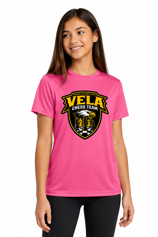 Tshirt Chess Team Vela Middle School