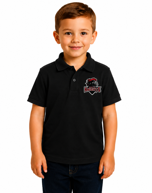 Toddler Polo Embroidery Logo Egly  Knights