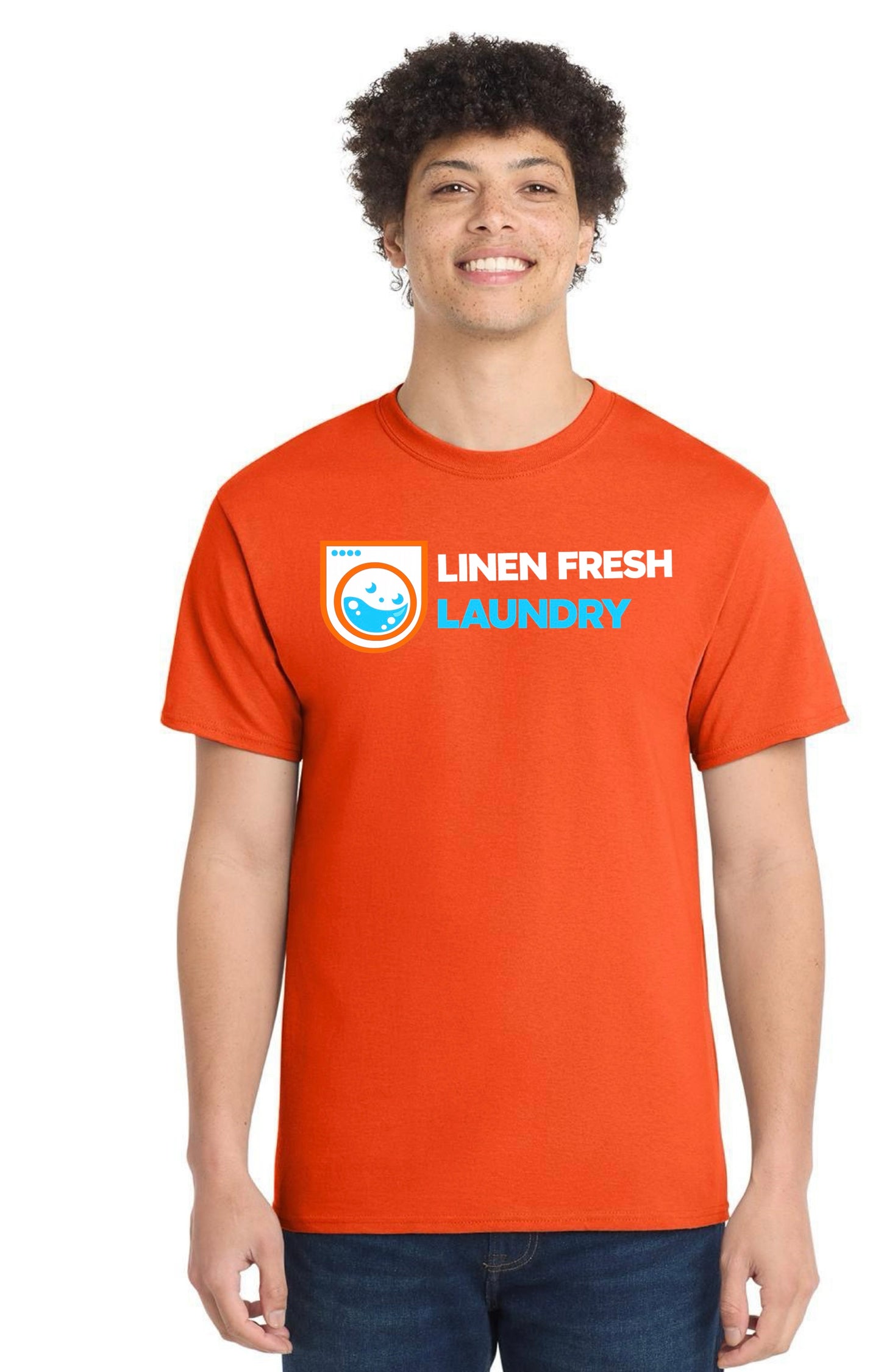 Cotton Tee DTF Logo LINEN FRESH