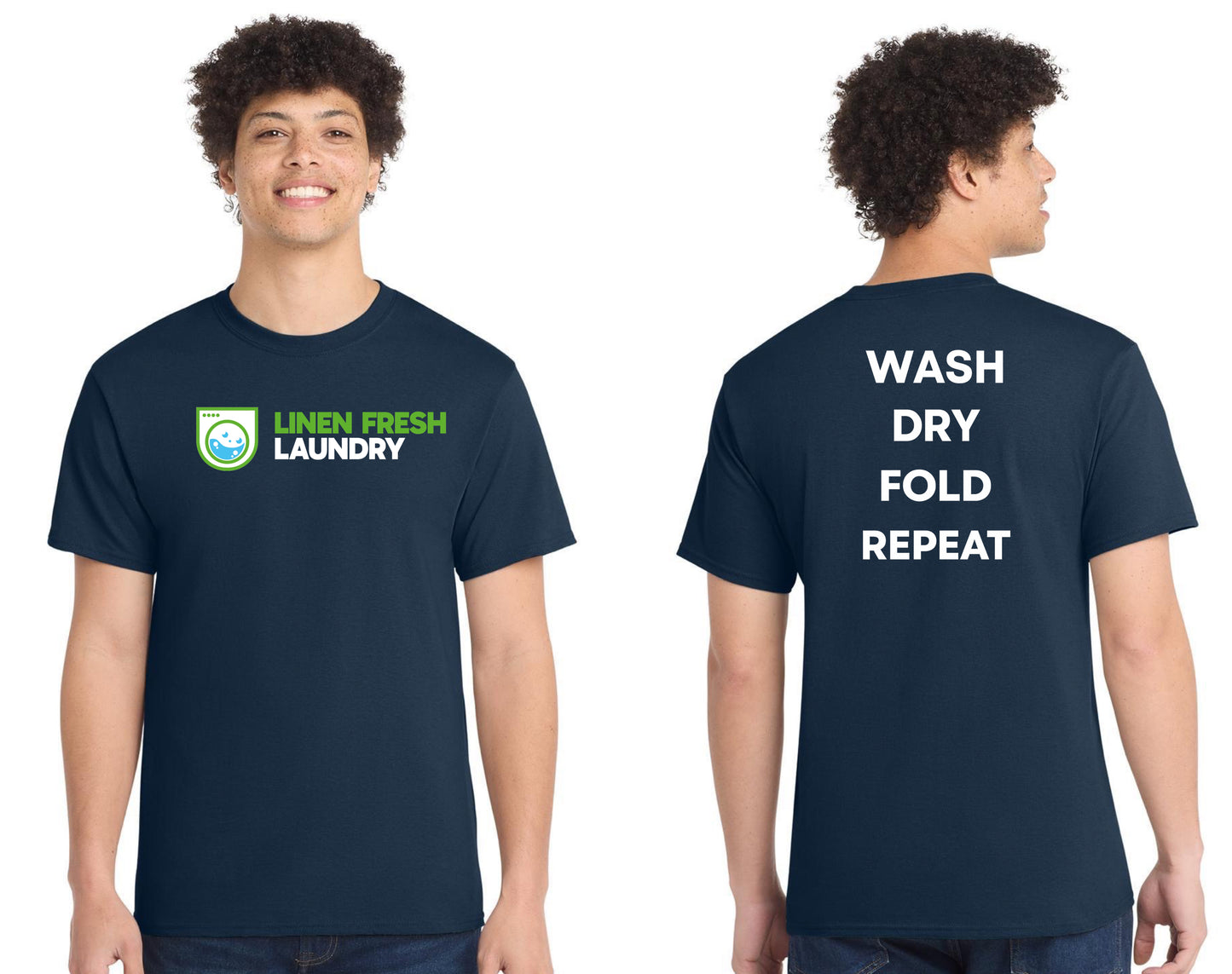 Cotton Tee DTF Logo LINEN FRESH