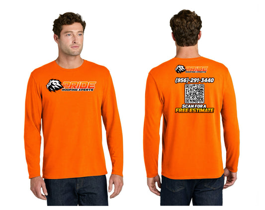 Easy Cotton Long Sleeve Tee DTF Logo