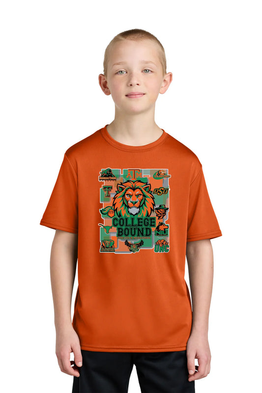 Lucio College Performance Dry Zone T-Shirt with DTF Logo