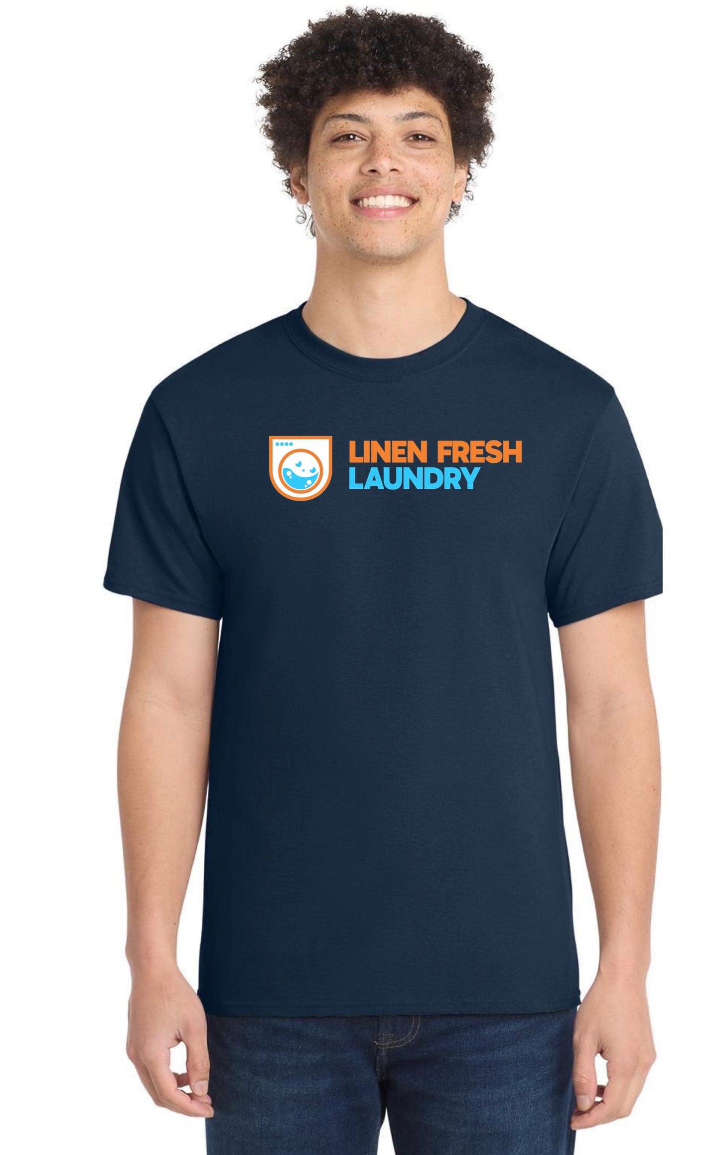 Cotton Tee DTF Logo LINEN FRESH