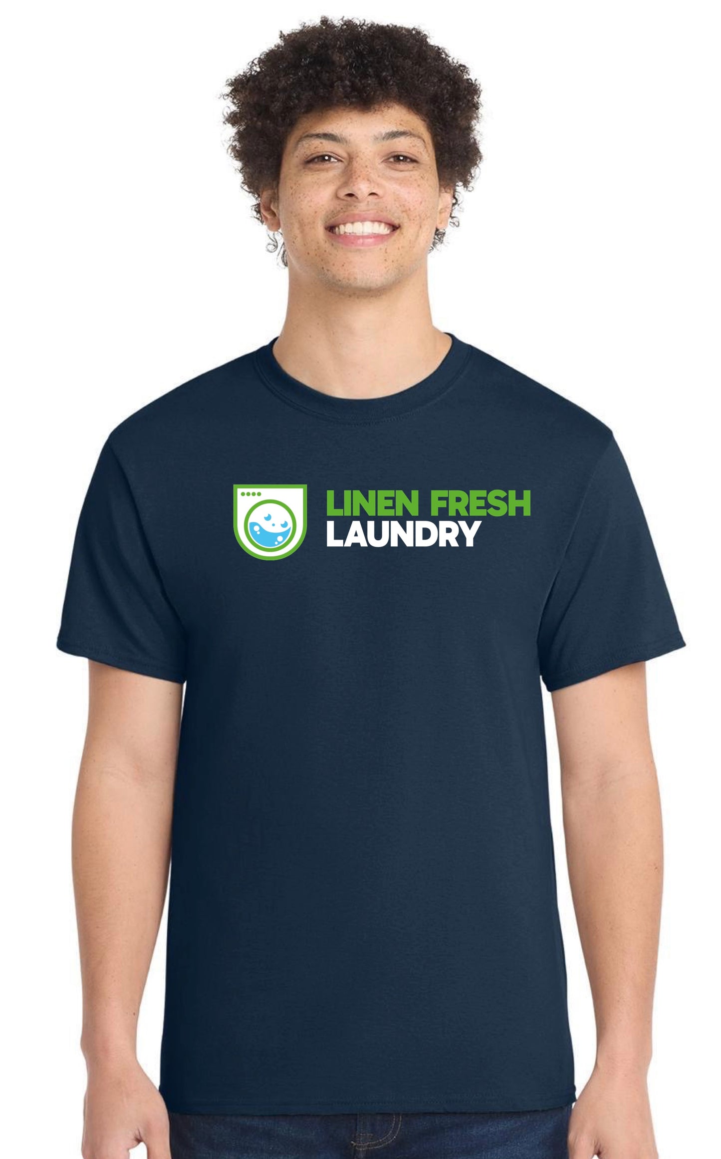 Cotton Tee DTF Logo LINEN FRESH