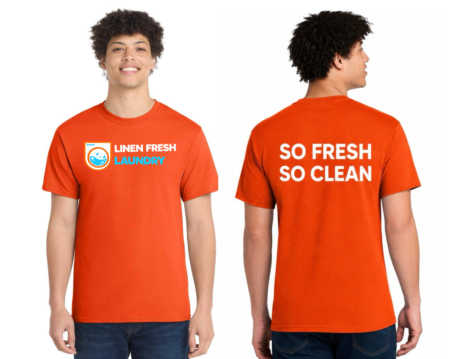 Cotton Tee DTF Logo LINEN FRESH