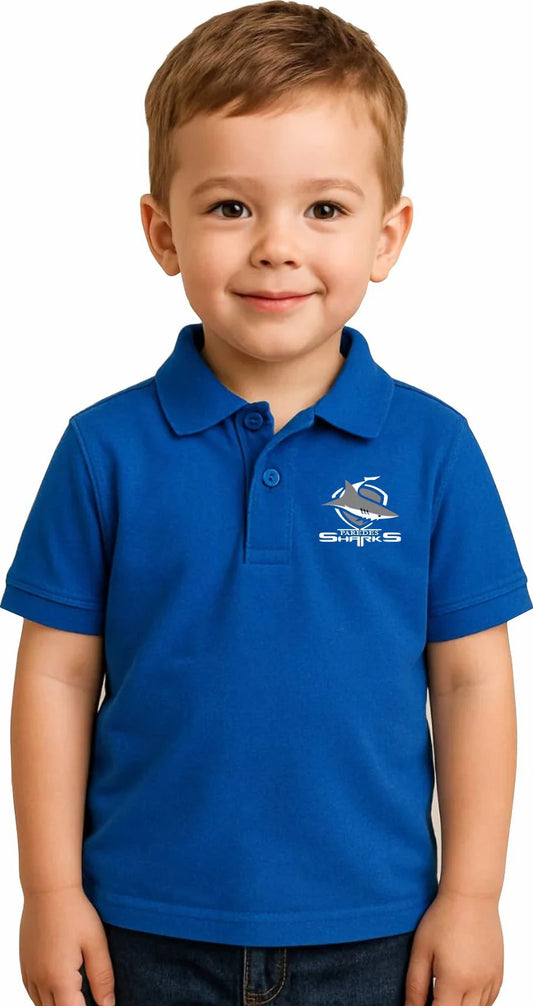 Paredes Toddler Polo Embroidery Logo Paredes Sharks