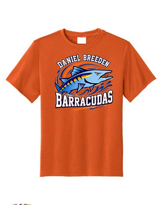 Breeden Performance T-Shirt Dry Zone DTF Logo Breeden Barracudas
