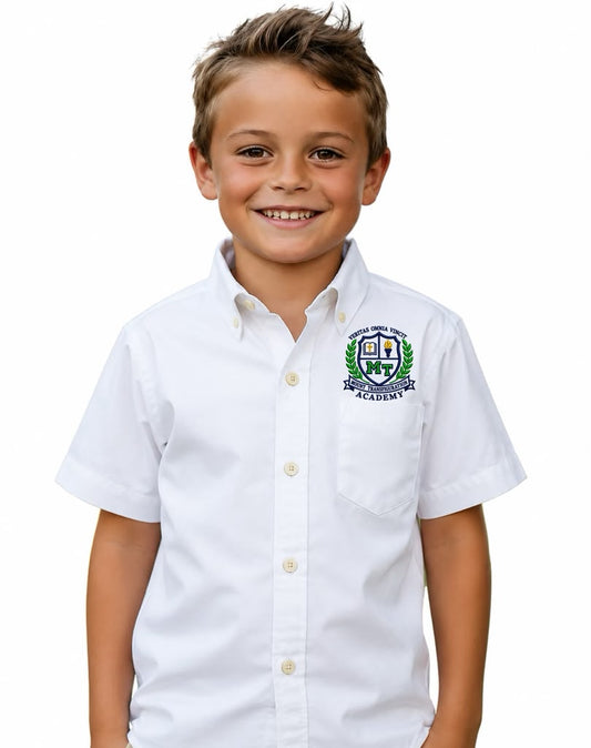 MT Youth Easy  Care Button Down Collar