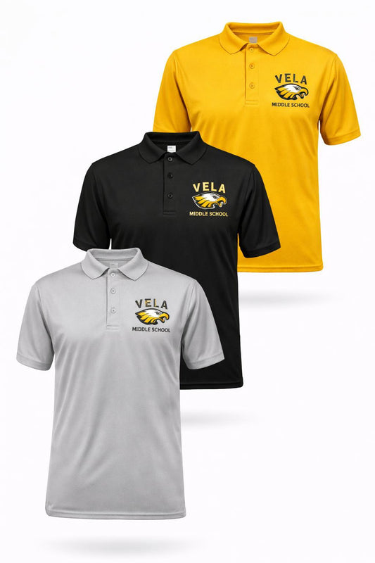 Vela Xtreme-Tek Polo, Embroidery Polo