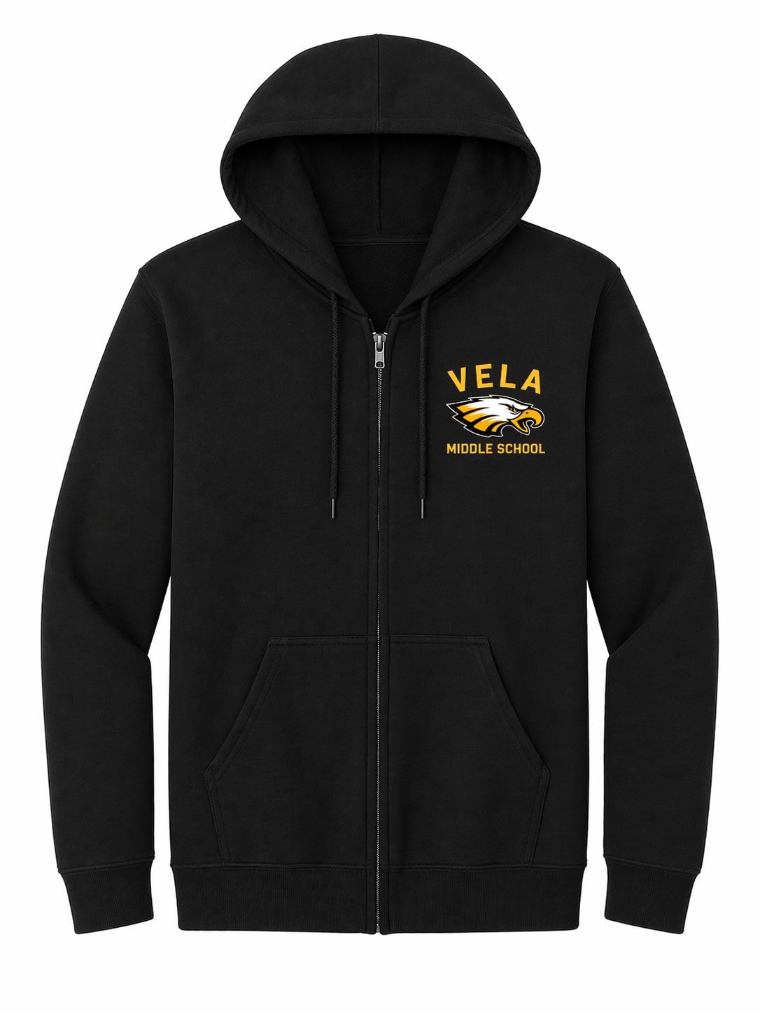 Vela Full Zip Hoodie Embroidery Logo