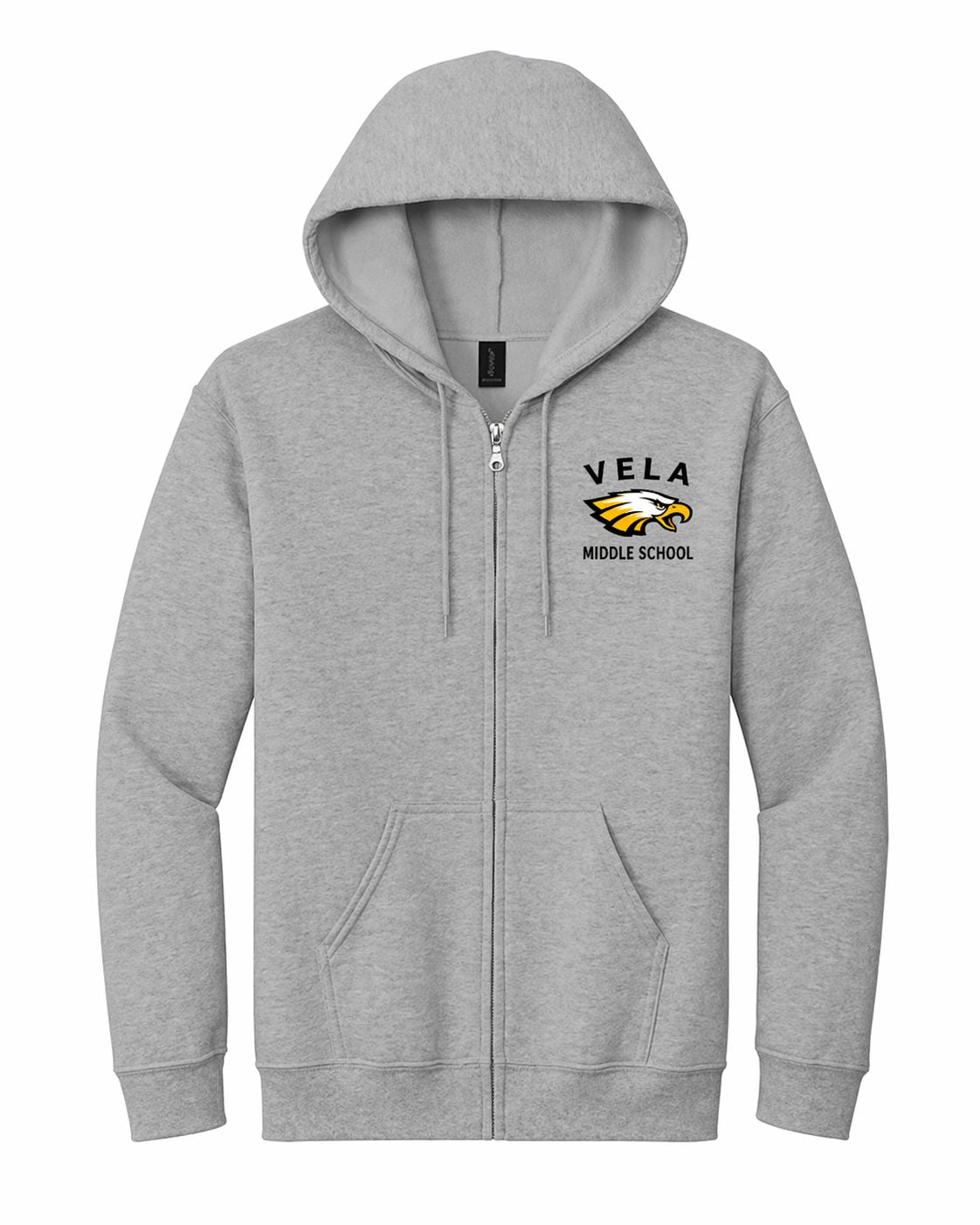Vela Full Zip Hoodie Embroidery Logo