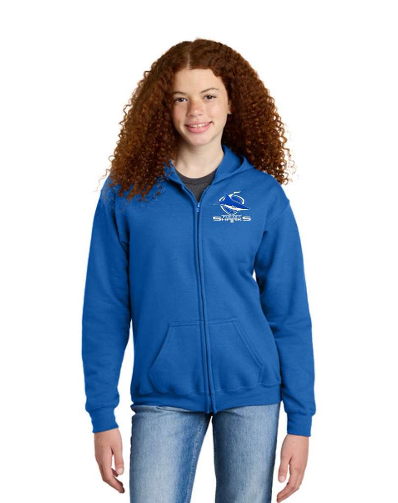 Paredes Full-Zip Hooded Sweatshirt Embroidery Logo