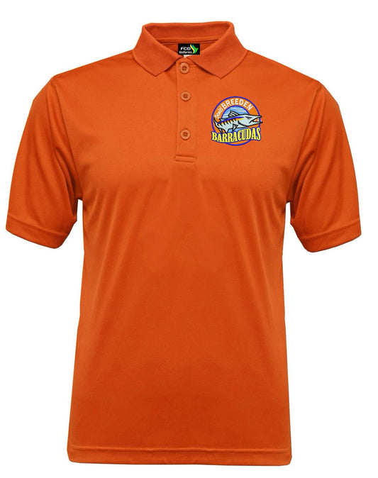 Breeden Xtreme-Tek Polo, Embroidery Polo Breeden Barracudas