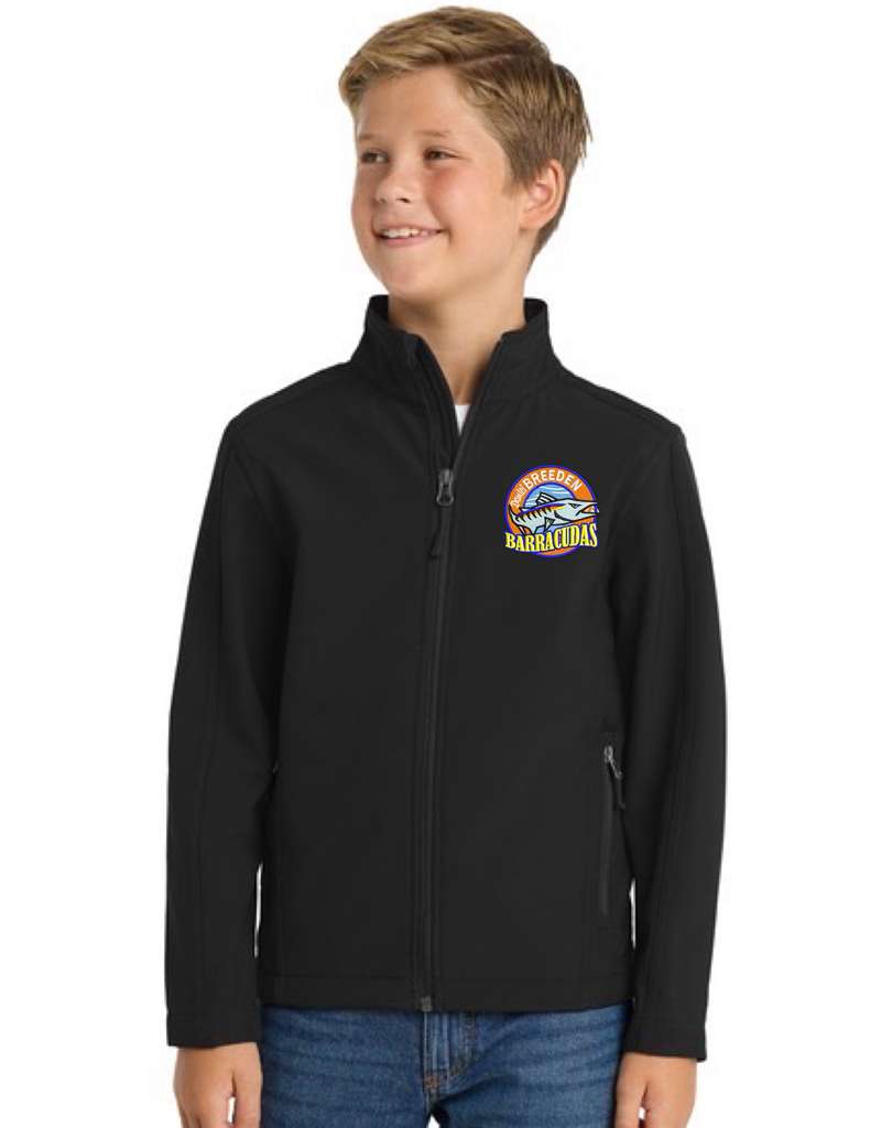 Breeden Soft-Shell Jacket Embroidery Logo Breeden Barracudas