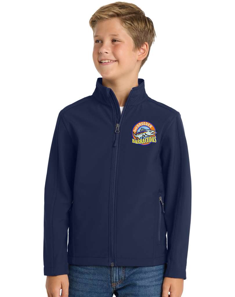 Breeden Soft-Shell Jacket Embroidery Logo Breeden Barracudas