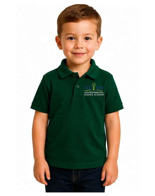 Toddler Polo Embroidery Logo Sullivan Elementary