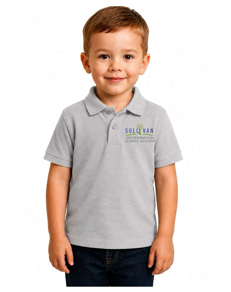 Toddler Polo Embroidery Logo Sullivan Elementary