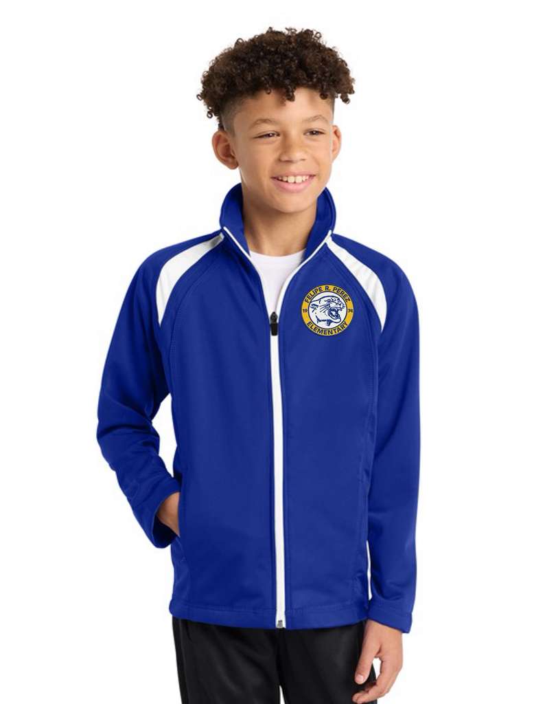 Felipe R. PerezTricot Track Jacket  Embroidery Logo