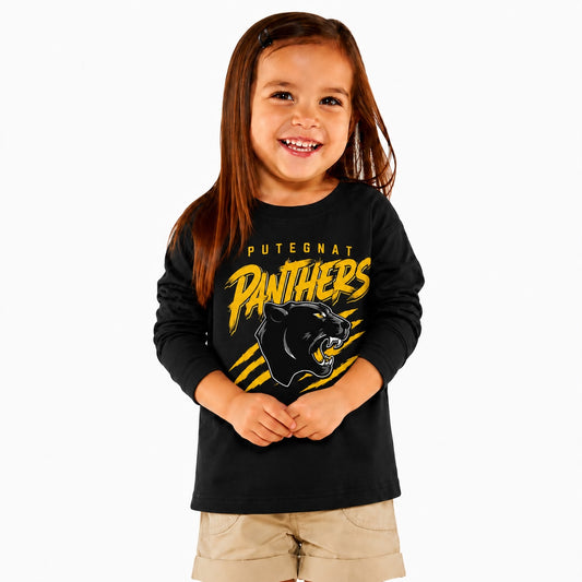 Putegnat Toddler Xtreme-Tek Long Sleeve Shirt DTF Logo