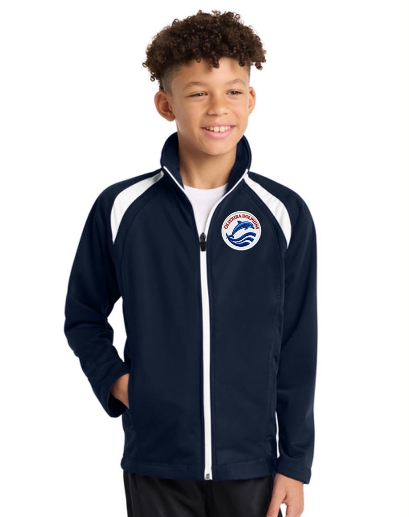 OLIVEIRA Tricot Track Jacket  Embroidery Logo