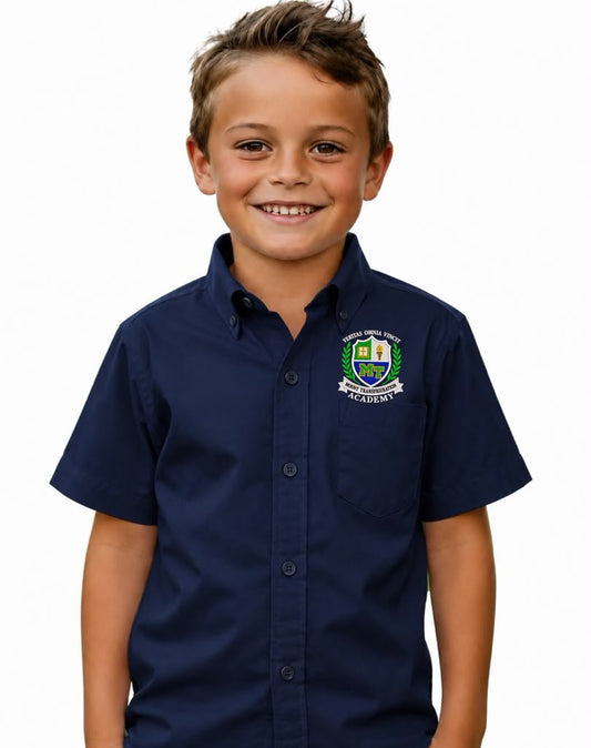 MT Youth Easy  Care Button Down Collar