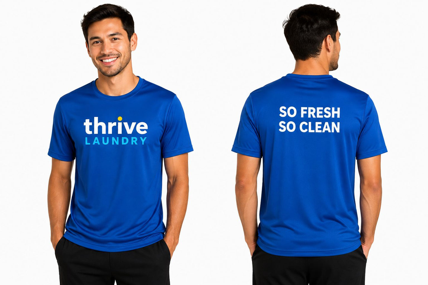 Performance T-Shirt Dry Zone DTF Logo Thrive Laundry
