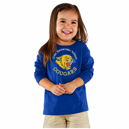 Ortiz Toddler Xtreme-Tek Long Sleeve Shirt DTF Logo