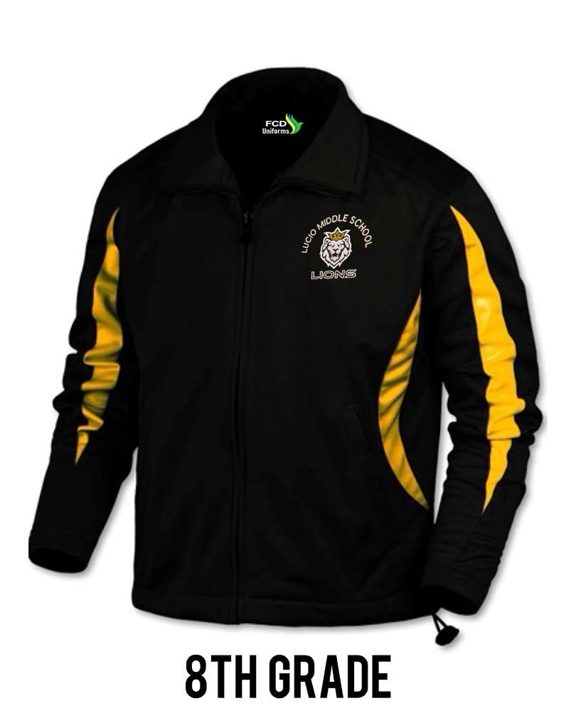 Lucio 8th Grade Crescent Tricot Jacket Embroidered Logo