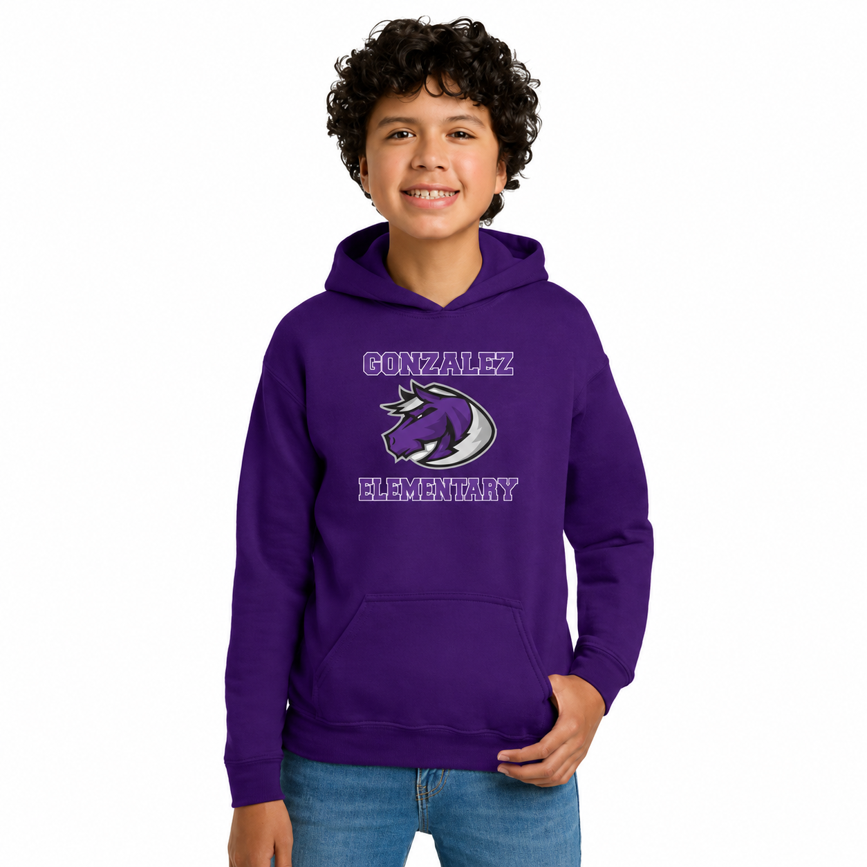 Gonzalez Pullover Hoodie DTF Logo
